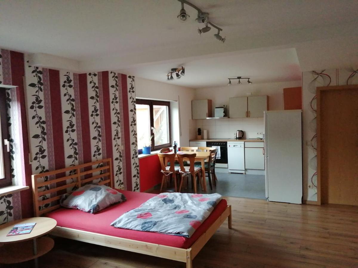 Moderne Ganze Ferienwohnung 1Km Zum Funpark Und Nur 15 Minuten Nach Nuernberg Zirndorf Buitenkant foto